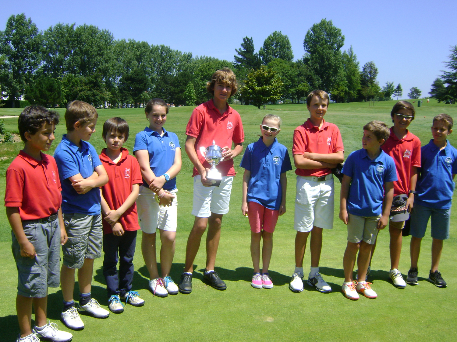 Photos des équipes jeunes Finalistes contre Biarritz au trophée Ecole de golf